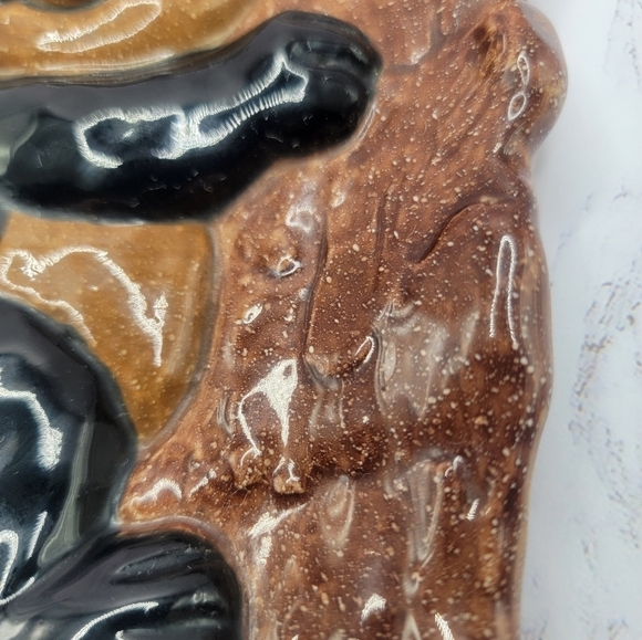 LODGE bear by sonoma Spoon Rest plaque rare - Picture 2 of 5